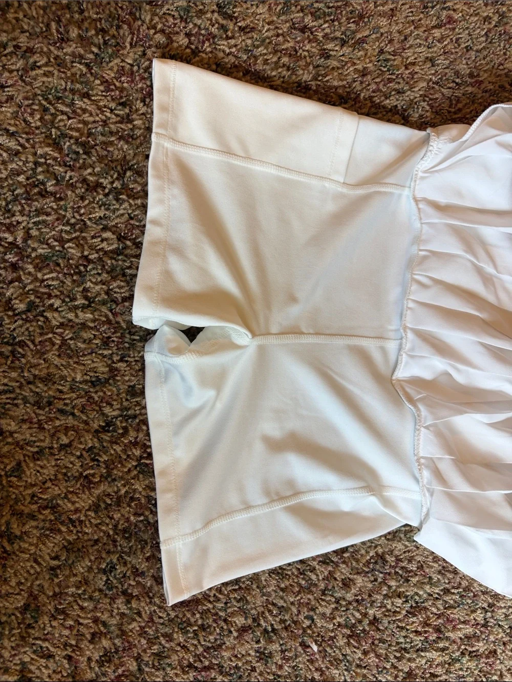 Old Navy White Pleated Tennis Skort
